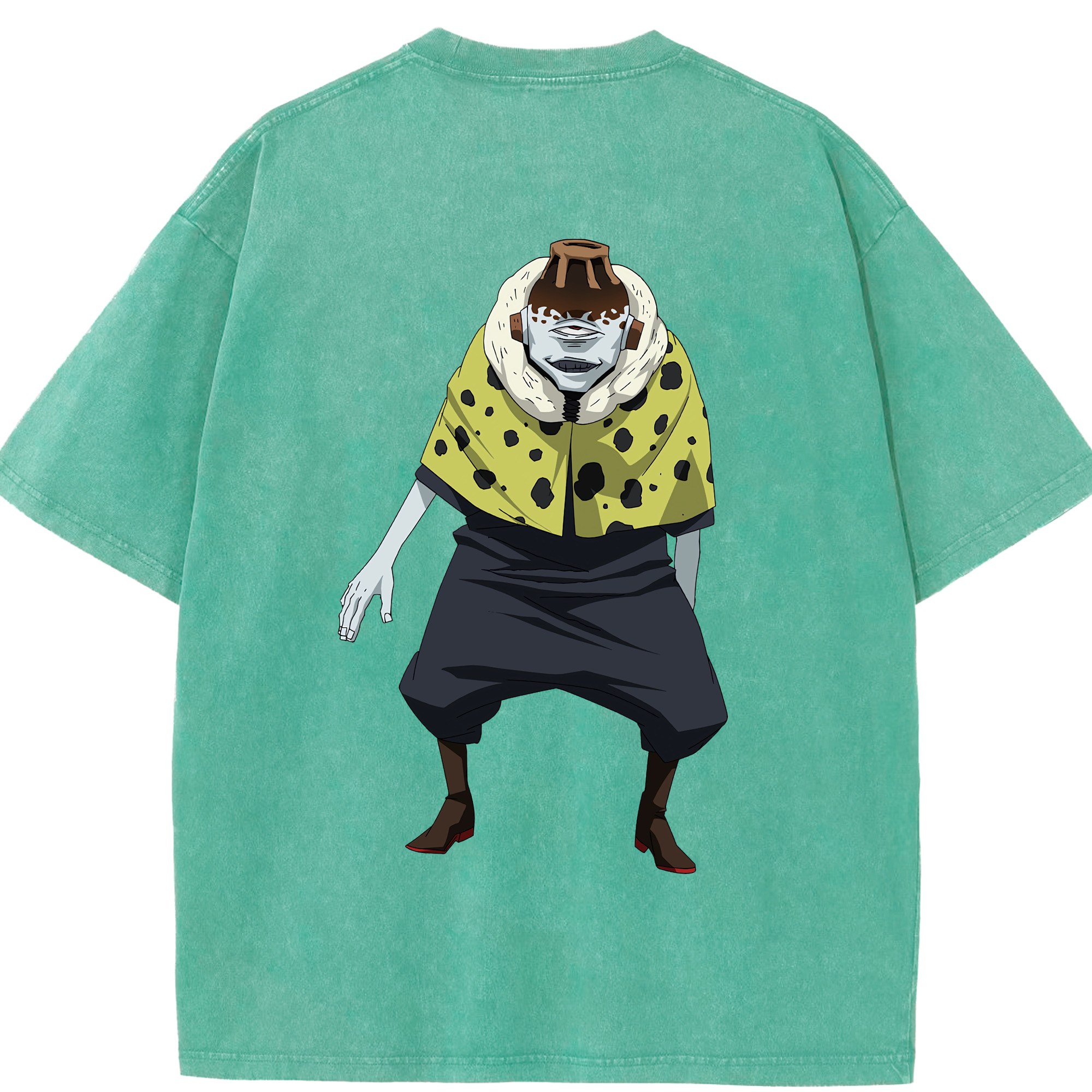 （画像用） 呪術廻戦 Jujutsu Kaisen 綿100% ヴィンテージ風 半袖Tシャツ（背面プリント）